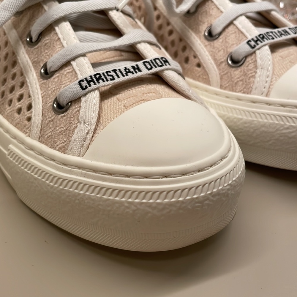 Christian Dior Walk’N’Dior low top embroidered sneakers (size 37.5/7.5) - Picture 10 of 10